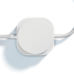 USB-C to USB-C 2-in-1 aluminium charging cable 15W Zens Pro 2 white colour fourth view