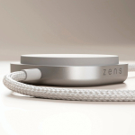 USB-C to USB-C 2-in-1 aluminium charging cable 15W Zens Pro 2 white colour ambient view 3 