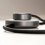 Aluminium wireless charger with dual charging 15W Zens Pro 2 black colour ambient view 2