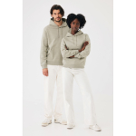 Unisex hoodie with brushed fleece 340 g/m2 Iqoniq Joshua bottle green colour