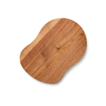 Cheese set with board and 3 stainless steel knives brown colour third view