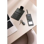 Passport holder with dual Bluetooth 5.2 tracker green colour ambient view