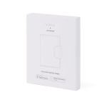 Passport holder with dual Bluetooth 5.2 tracker green colour view with box