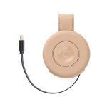 Eco-friendly foldable 2-in-1 wireless charger with USB-C and 15W ivory colour third view