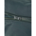 Expandable recycled plastic toiletry bag with durable zip 7L green colour fifth view