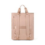 Minimalist backpack with laptop compartment, 16 L capacity and 16” ivory colour third view