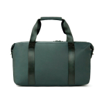 Lightweight eco travel bag with zip and 36.5L capacity green colour third view