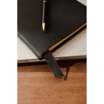 A5 lined notebook and pen set with gift box black colour ambient view 2