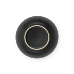 Matte ceramic bowl with a clean design 650 ml black colour third view
