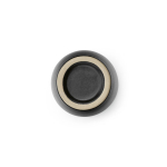 Matte ceramic espresso coffee cup 80 ml black colour third view