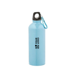 Lightweight recycled stainless steel bottle with shiny finish 510 ml main view