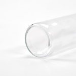 Cylindrical glass bottle with leakproof screw cap 520 ml transparent colour detail view
