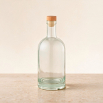 Glass bottle with airtight wooden lid 780 ml transparent colour ambient view