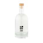 Glass bottle with airtight wooden lid 780 ml main view