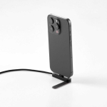 USB-C fast charging cable with integrated phone stand 60W black colour second view