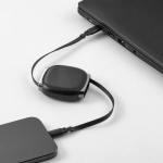 Magnetic fast charging and data transfer kit with USB-C and 60W black colour second view