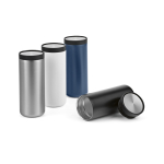 Recycled stainless steel double-wall travel tumbler 500 ml