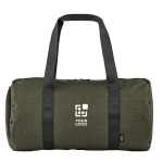 Recycled nylon gym bag with shoe compartment main view
