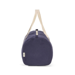 Gym-ready sports bag in eco-friendly fabric 30 L navy-blue colour second view