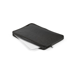 Durable waterproof recycled nylon laptop sleeve 15.6'' black colour second view