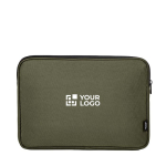Durable waterproof recycled nylon laptop sleeve 15.6'' main view