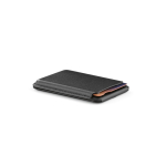 2-in-1 vegan leather magnetic card holder with phone stand black colour third view