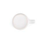 Ceramic mug with smooth surface and matte finish 260 ml white colour third view