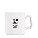 Ceramic mug with smooth surface and matte finish 260 ml main view