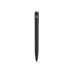 Recycled plastic pen with an ultra-lightweight design and blue ink black colour rear view