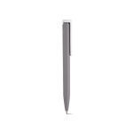 Recycled plastic pen with an ultra-lightweight design and blue ink grey colour second view