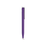 Recycled plastic pen with an ultra-lightweight design and blue ink violet colour second view