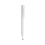 Pen with recycled plastic body, large clip and blue ink
