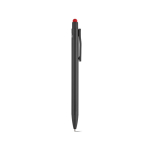 Recycled aluminium pen with touchscreen stylus and blue ink red colour second view