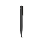 Recycled aluminium click pen with a glossy finish and blue ink black colour second view