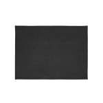 Recycled canvas placemat 45 x 33 cm and 180 g/m² black colour second view