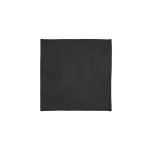 Square recycled canvas placemat 30 x 30 cm and 180 g/m2 black colour second view