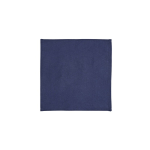 Square recycled canvas placemat 30 x 30 cm and 180 g/m2 navy-blue colour second view