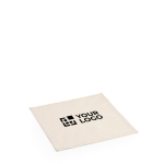 Square recycled canvas placemat 30 x 30 cm and 180 g/m2 main view