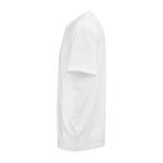 Unisex eco short-sleeve crew neck T-shirt 140 g/m2 white colour third view