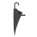 Pongee umbrella with automatic opening and 8 panels ø106 black colour fourth view