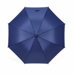 Pongee umbrella with automatic opening and 8 panels ø106 navy-blue colour fifth view