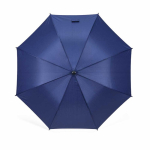 Pongee umbrella with automatic opening and 8 panels ø106 navy-blue colour front view