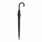Automatic stormproof recycled plastic umbrella ø101 black colour third view