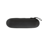 Manual folding umbrella in recycled plastic pongee ø95 black colour eighth view
