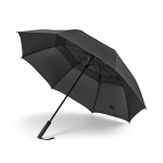 Durable automatic recycled plastic golf umbrella ø135 black colour second view