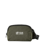 Water-resistant recycled nylon waist bag with rear pocket 1.5 L main view