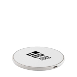 Magnetic wireless charger made from recycled plastic with USB-C and 15W main view