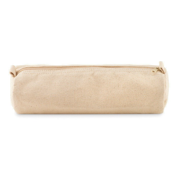Cotton pencil case ideal for pencils and pens view with print area