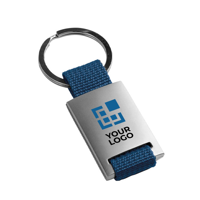 Metal keyring in various colours main view