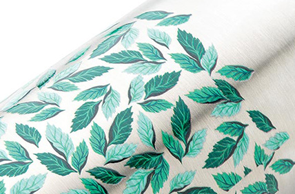 Full-colour circular UV printing with maximum durability